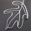Silver Oak Leaf Pendant