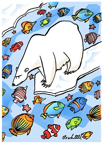 Holiday Polar Bear Global Warming