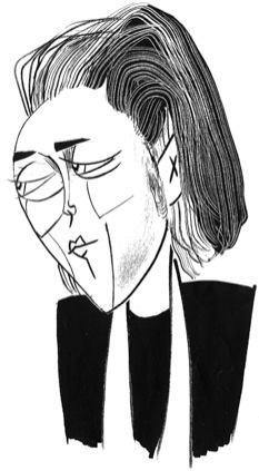 Christopher Walken by Tom Bachtell; The NEw Yorker; Peter Stevenson
