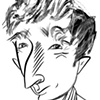 John Updike by Tom Bachtell