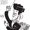Maestro's Business --- Illustrations for the Asahi Shimbum Globe