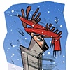 Reindeer with Scarf
