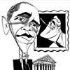Obama & FDR by Tom Bachtell