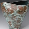 Porcelain Slip Wavy Vase