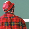 460F - Self Portrait I + II with Flannel Shirt, detail