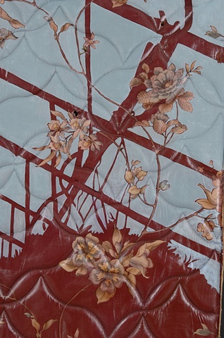 Blue on Red Hothouse, detail