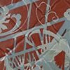 Red on Blue Hothouse, detail