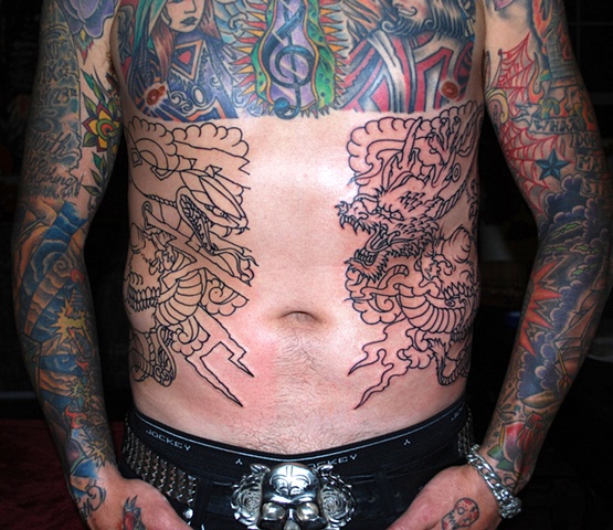 www kylemaloneart com dragon and snake on the riblets of www kylemaloneart com dragon and snake on the riblets of