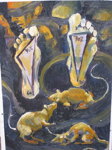 My wrong Feet lead me blindly around