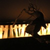 Falling Bird Installation - detail