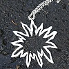Silver Trendy A$$ H*le Necklace