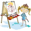 artist/doctor Sadie from "Sadie: The Paper Crown Princess" 