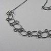 Tracy necklace, oxidized