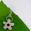 Flower bead necklace