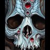 blue jewel skull