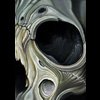 grey surreal skull