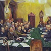 Leniniana no. 8, after Dmitriy Kardovsky,  Meeting of the Peoples Commissariat with V.I. Lenin at the Head
