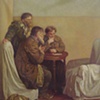 Leniniana no. 7, after V.A. Serov, Khodoki u Lenina