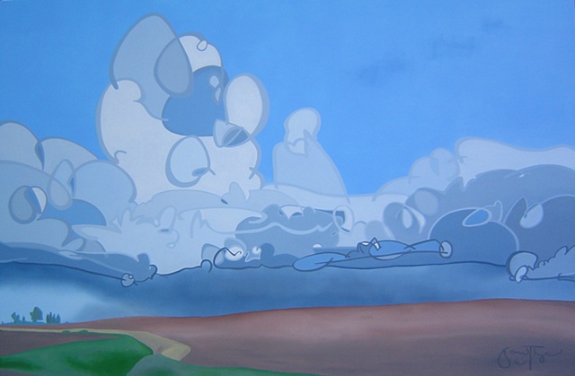 Distant storm