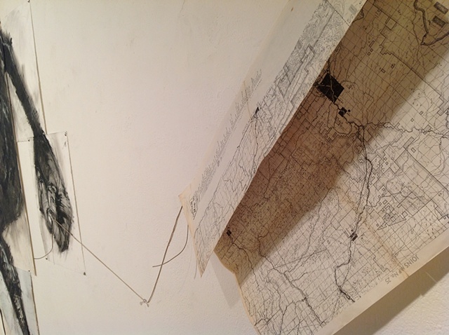 Where-wolf (Fairbanks Gallery, Oregon State University) detail