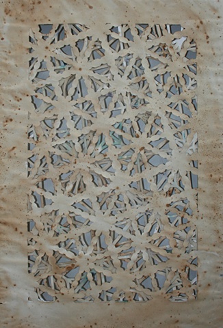 Cut paper art, paper art.
