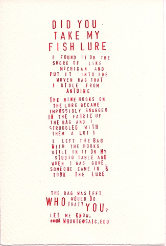Did You Take My Fish Lure