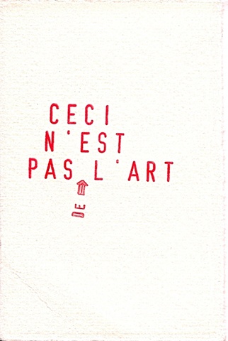 Ce�i n'est pas de l'art