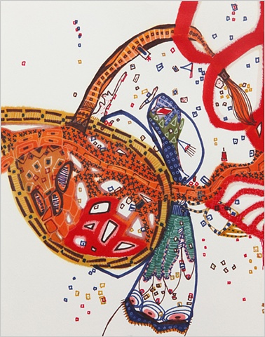 paper, drawing, nature, organic, flowers, fauna, simonelourenco.com, simonelourenco.net