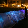 Illuminated Passage install for Grand Center's New Year's Eve event