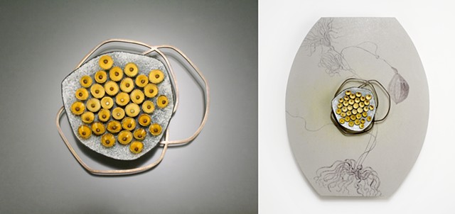 honey (wall mounted brooch)