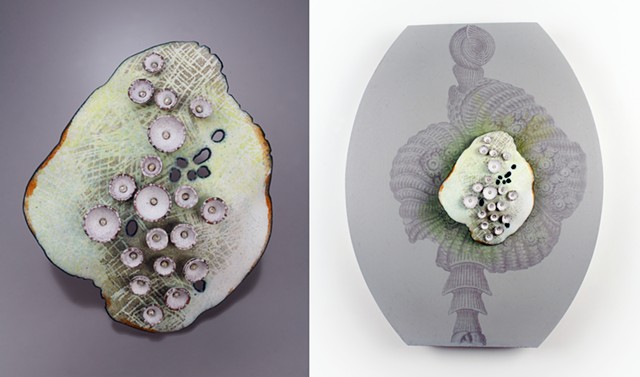 peeled (wall mounted brooch)