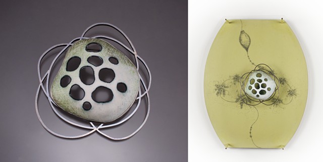 exhale (wall mounted brooch)