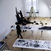 "Static", installed at the Philadelphia Museum of Art, installation shot 