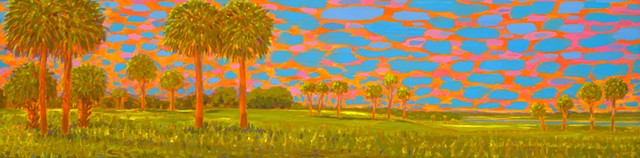 Cathedral by Florida Artist Gary Borse is one of the five billboards for Art Pop Deland 2016 Fall Festival, Deland FL