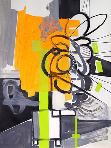Abstract Study (orange flower)