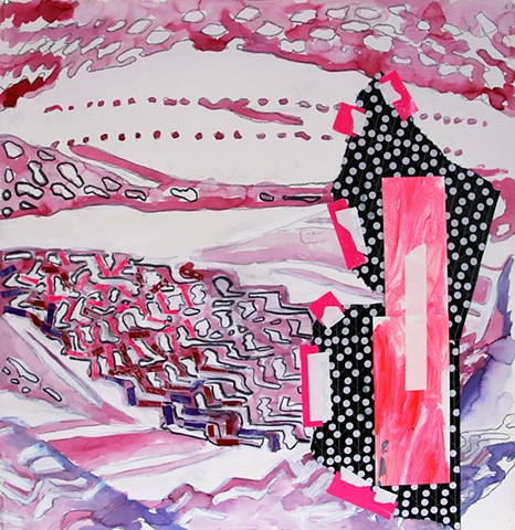 Abstract Study (red pattern)