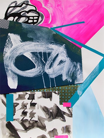 Abstract Study (graffiti with houndstooth)