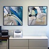 Installation View of "Nature Abstraction 1" and "Nature Abstraction 2"