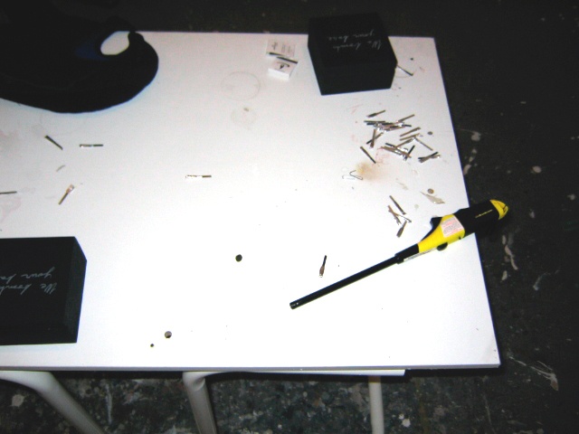 Results of the performance art Jihad Happy Fun Kit / We Bomb Your Base