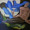 Untitled (with blue figure)