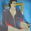 Seated man