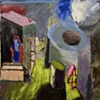 Untitled with Pink Dog
