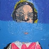 Figure in  a pink blouse