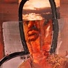 Figure in orange