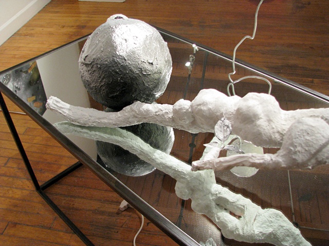 detail. Sculpture installed at Western Exhibitions, Chicago, IL for the show "On Painting" organized by Michelle Grabner