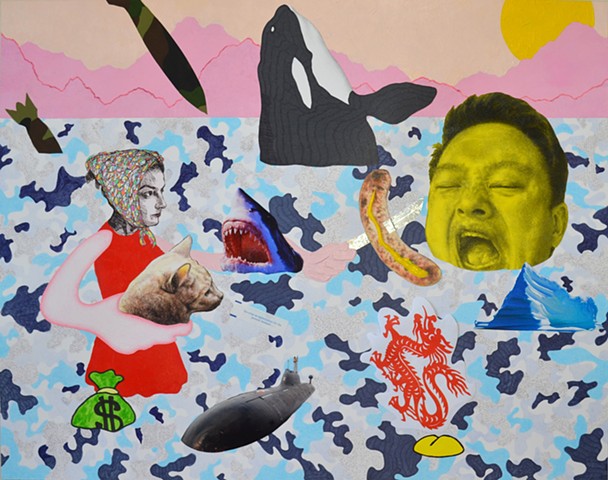 Yikui (Coy) Gu painting art drawing collage
