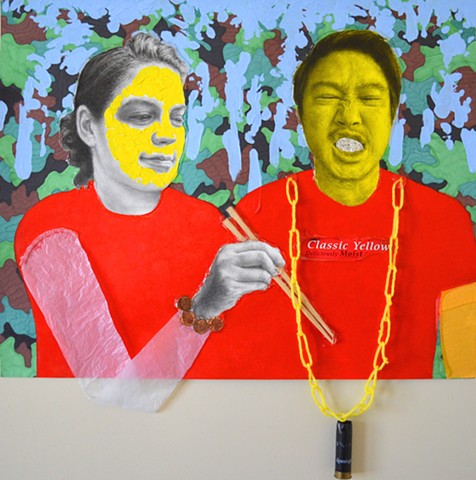 Yikui (Coy) Gu painting art drawing collage