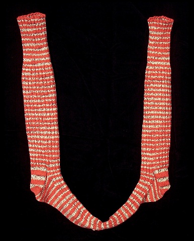 Red & White Striped Socks