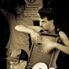 Washerboard Musicain in French Quarter
