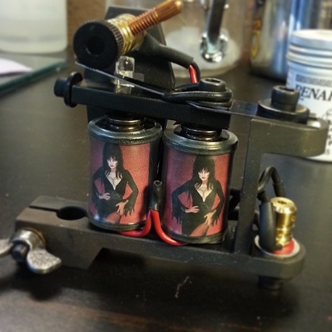 Custom Tattoo Machine by Tiffany Garcia Tattoo Artist Custom Tattoos in Long Beach, Huntington Beach, Carson, Palos Verdes, Los Angeles, West Hollywood, Pacific Coast Highway and surrounding areas in Southern California.